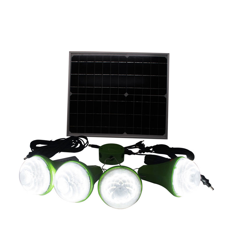 Sistema de iluminación solar Inicio