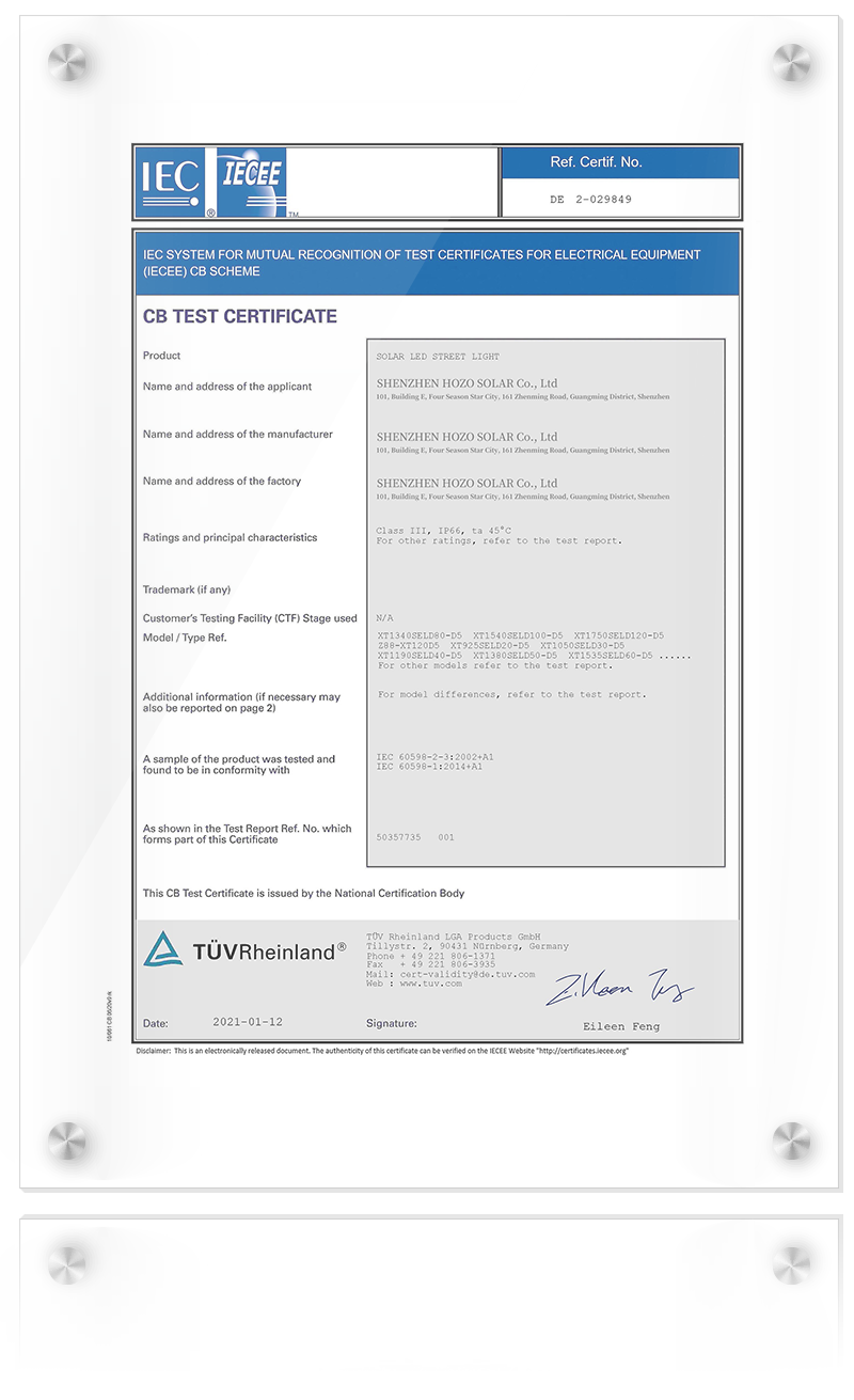 CE Certificate