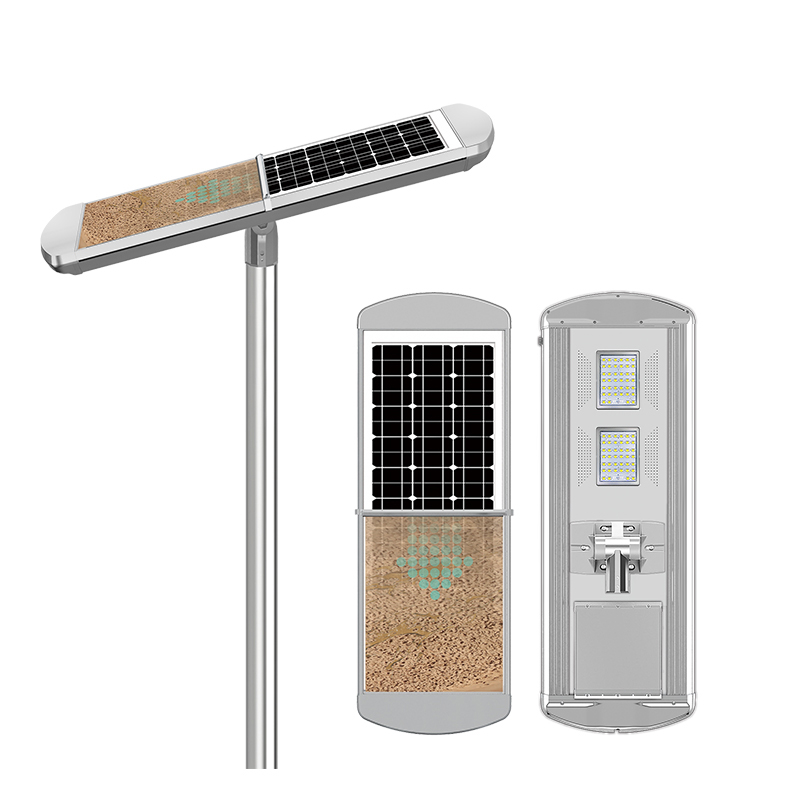Farola solar todo en uno autolimpiante d