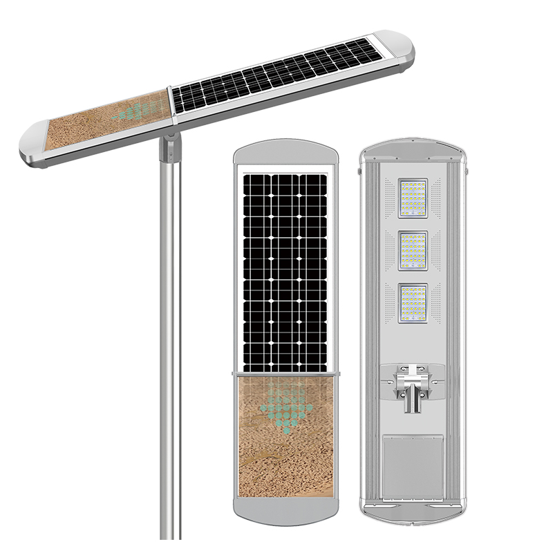 Farola solar todo en uno autolimpiante d