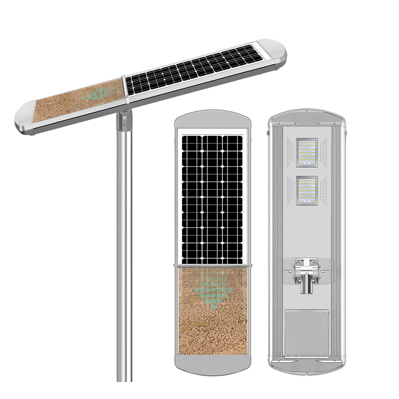 120W autonettoyant tout en un lampadaire