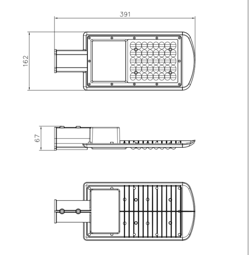 Date de spécification de la lumière LED 40W (图2)
