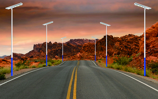 80W autonettoyant tout en un lampadaire solaire (W5)