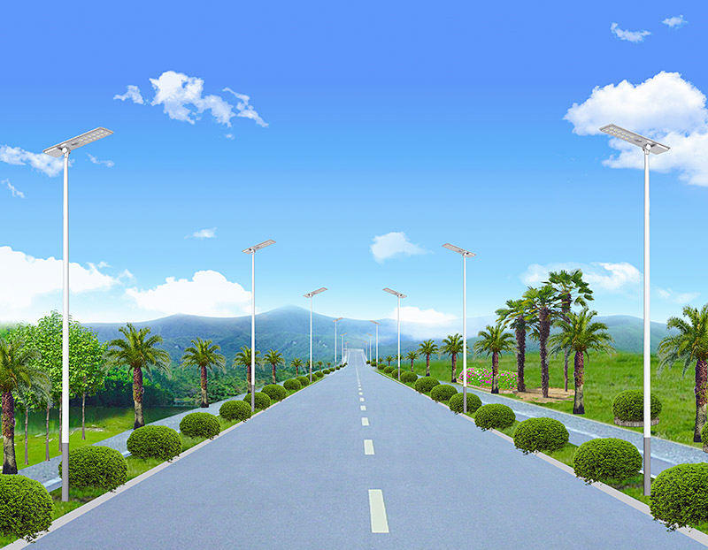What range are integrated solar street lamps suitable for?(图1)